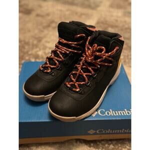 Columbia Women’s Hiking Boots 8W – Black/Yellow Waterproof